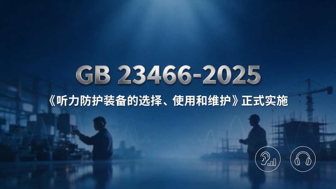 GB 23466‑2025新国标实施｜噪声危害不容忽视，职业听力健康守护刻不容缓